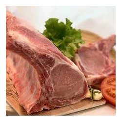Chuleta de cerdo de castaña.
