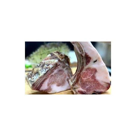 Chuleta de cerdo de bellota.