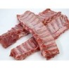 Costilla de cerdo de castaña.